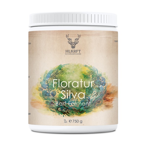 Floratur Silva – fermentiertes Ergänzungsfutter für Hunde